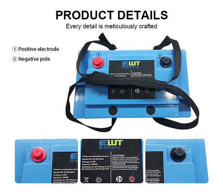 কেনা 12V লিথিয়াম আয়রন ফসফেট ব্যাটারি জন্য 12V 100Ah LiFePo4 গভীর চক্র ব্যাটারি প্যাক অন্তর্নির্মিত BMS সঙ্গে online manufacture