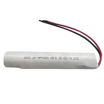 কেনা নিকেল এসসি নিড ব্যাটারি 3.6v 1600mah রিচার্জযোগ্য ব্যাটারি প্যাক online manufacture