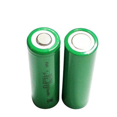 কেনা কারখানা সরাসরি বিক্রয় 1.2V 2000MAH 1500mAh 1800mAh AA আকার Ni-mh নিকেল ধাতু হাইড্রাইড ব্যাটারি সেল অনলাইনে উৎপাদন