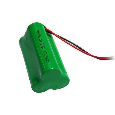 কেনা 3.6v 1700mah নিকেল রিচার্জেবল ব্যাটারি NiMH রিচার্জেবল AA অনলাইনে উৎপাদন
