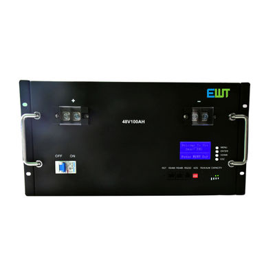 কেনা কালো সৌর শক্তি সঞ্চয় Lifepo4 ব্যাটারি 48V 100Ah দেয়াল মাউন্ট অনলাইনে উৎপাদন