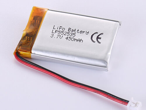 কেনা 450mAh রিচার্জেবল লি-পো ব্যাটারি LP552535 3.7V OEM/ODM জন্য 1000 বার চক্র জীবন online manufacture