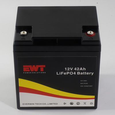 কেনা আপনার শিল্প প্রয়োজনের জন্য হালকা 4.5kg 12V 42Ah লিথিয়াম আয়রন ফসফেট ব্যাটারি online manufacture