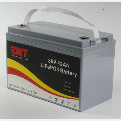 কেনা প্লাস্টিকের কেসিং Lifepo4 ব্যাটারি প্যাক 36V 42AH বহিরঙ্গন BBQ শক্তি সঞ্চয় শক্তি সরবরাহ অনলাইনে উৎপাদন