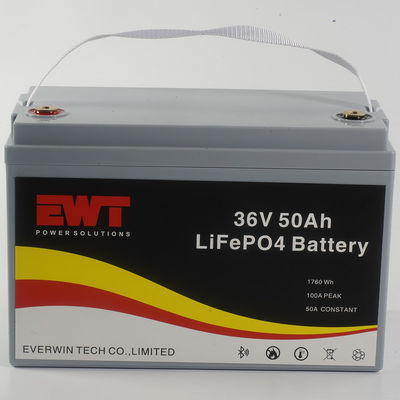 কেনা 36V 50AH LiFePO4 ব্যাটারি প্যাক মোবাইল বিনোদন যানবাহন শক্তি সরবরাহ শক্তি সঞ্চয় সিস্টেমের জন্য অনলাইনে উৎপাদন