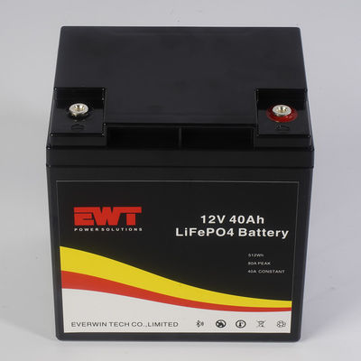 কেনা কাস্টমাইজড আউটডোর বড় 12V 40AH Lifepo4 ব্যাটারি ধুলো এবং জল সুরক্ষা সঙ্গে 14.6V ইনপুট ভোল্টেজ online manufacture