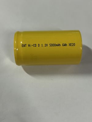 কেনা 5000mAh NICD CEll -20°C থেকে 55°C এবং শিল্প প্রয়োগের জন্য দীর্ঘস্থায়ী online manufacture