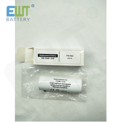 কেনা নামমাত্র ক্ষমতা 800mAh নিকেল ক্যাডমিয়াম রসায়ন প্রতিস্থাপন ওয়েলচ অ্যালিন এনআইসিডি ব্যাটারি চিকিৎসা সরঞ্জাম জন্য online manufacture