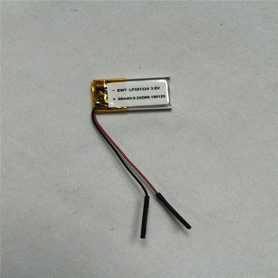 কেনা LP301324 3.8V 90mAh লিথিয়াম পলিমার ব্যাটারি ওম ওডম সমর্থিত গ্রেড এ online manufacture