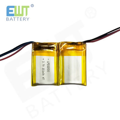 কেনা 4.2V চার্জিং কাট-অফ ভোল্টেজ এবং লি-পলি ব্যাটারি প্যাচ সেল LP502030 3.7V 250mAh online manufacture