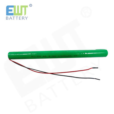 কেনা উচ্চ শক্তি ঘনত্ব এনআইএমএইচ এএ 4.8V 1300mAh এনআইএমএইচ ব্যাটারি এয়ার শিপিং বিকল্পের সাথে পুনরায় চার্জযোগ্য অনলাইনে উৎপাদন