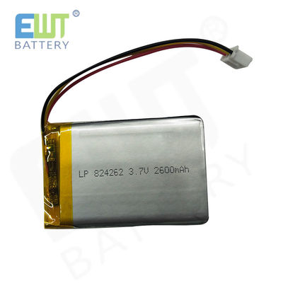 কেনা LP824262 3.7V 2600mAh LED ডিভাইসের জন্য উচ্চ ক্ষমতা LiPo প্যাক পাওয়ার online manufacture