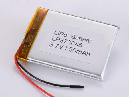 কেনা উচ্চ ক্ষমতা 3.7V 550mah 1C স্রাব বর্তমান ইলেকট্রনিক পণ্য জন্য লিথিয়াম পলিমার ব্যাটারি অনলাইনে উৎপাদন