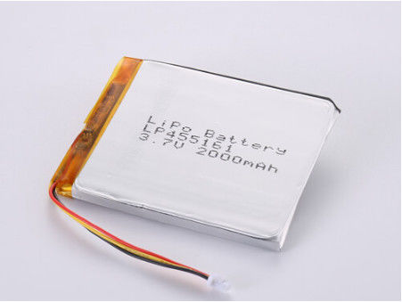 কেনা LP455161 3.7V 2000MAH লিথিয়াম আয়ন ব্যাটারি নির্মাতারা 12 মাস এক বছরের গ্যারান্টি সহ প্রিজম্যাটিক সিলভার লিথিয়াম পলিমার ব্যাটারি online manufacture