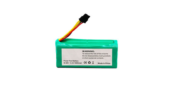 কেনা 14.4V 3500mAh NiMH ব্যাটারি, 1 বছরের দীর্ঘস্থায়ী চক্র জীবন এবং বিস্তৃত তাপমাত্রা পরিসীমা অনলাইনে উৎপাদন