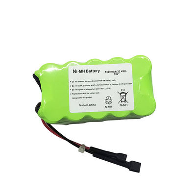 18v 1300mah নিকেল রিচার্জেবল ব্যাটারি Nimh রিচার্জেবল Aa ব্যাটারি প্যাক