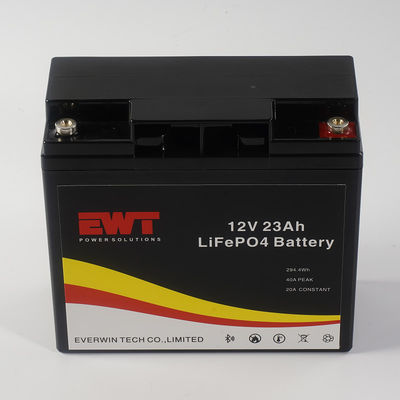 RoHS সার্টিফিকেশন সহ কাস্টমাইজযোগ্য 12V 23AH LifePo4 ব্যাটারি উচ্চ ক্ষমতা