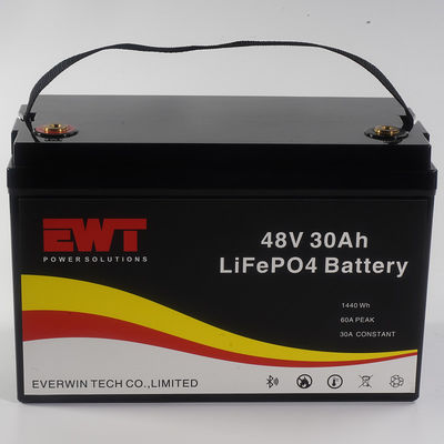 লিড এসিডের জন্য উচ্চ নিরাপত্তা 48V 30Ah Lifepo4 শক্তি সঞ্চয় ব্যাটারি