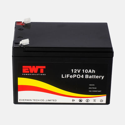 উচ্চ ক্ষমতা জীবনPo4 12.8V 10Ah এনার্জি ব্যাটারি প্যাক 2000 ওয়ার্কিং চক্র দীর্ঘস্থায়ী