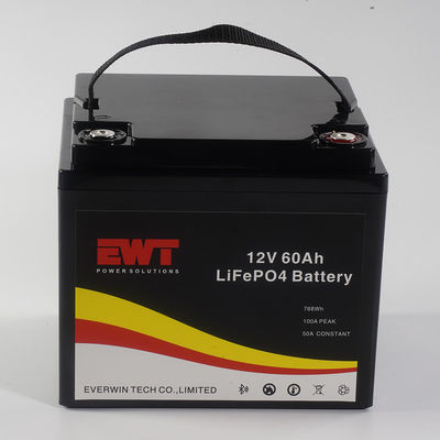 লং সাইকেল জীবন পুনর্নবীকরণযোগ্য 12v 60ah 768wh lifepo4 ব্যাটারি প্যাক স্কুটার জন্য ই-বাইক গলফ গাড়ী