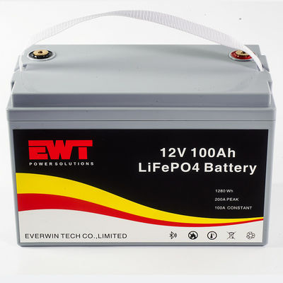 অনুমোদিত পাইকারি 12V 100ah LiFepo4 ব্যাটারি প্যাক 12.8V 100ah জন্য RVs campervans & নৌকা
