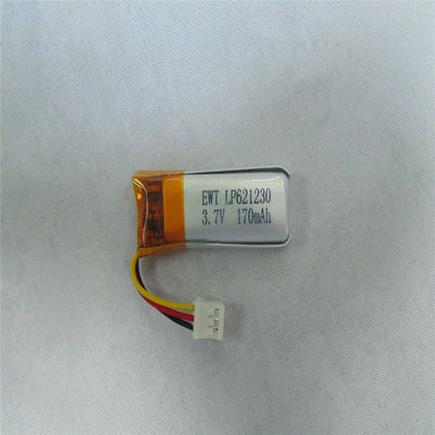 LP621230 3.7V 170mAh লিথিয়াম পলিমার ব্যাটারির জন্য লি-পলিমার সেল অপরাজেয় কর্মক্ষমতা এবং স্থায়িত্ব