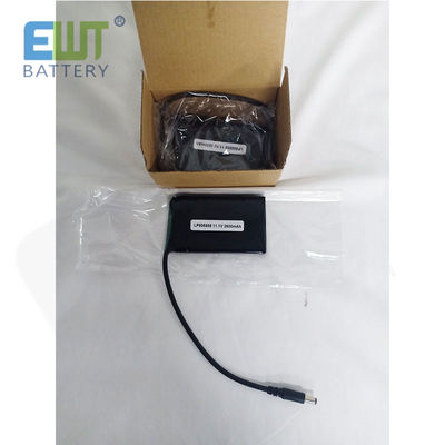 LP505585 11.4V 2600mAh লিথিয়াম পলিমার ব্যাটারি DC ক্যাবল সহ