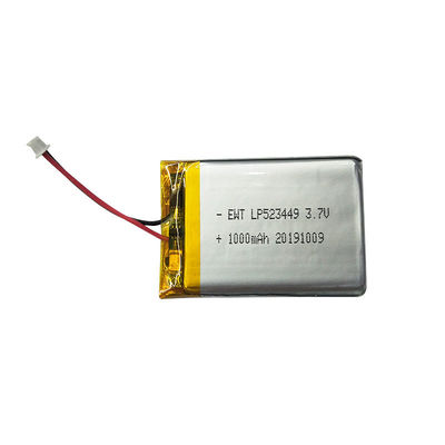 LP523449 3.7V 1000mAh লিথিয়াম পলিমার ব্যাটারি পিসিএম সহ
