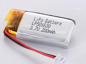 3.7V 200MAH 1S1P লিথিয়াম পলিমার ব্যাটারি প্যাক সমাবেশ মডেল 12 মাসের গ্যারান্টি এবং বিষাক্ত উপকরণ NO পিসিএম ছোট আকার