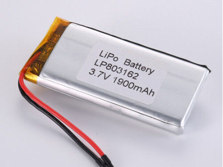LP803162 3.7V 1900mah লিথিয়াম আয়ন ব্যাটারি প্রস্তুতকারক উচ্চ ক্ষমতা LiPo প্যাক সহ সফট প্যাক অন্তর্ভুক্ত