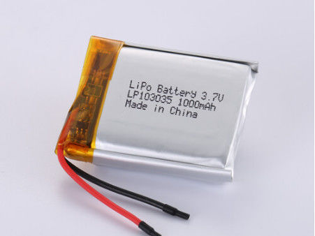 LP103035 3.7V 1000mah লিথিয়াম আয়ন ব্যাটারি নির্মাতারা সফট প্যাক লিথিয়াম পলিমার রিচার্জেবল ব্যাটারি আপনার ডিভাইসের জন্য প্রয়োজনীয় উপাদান