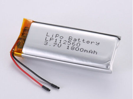 LP112560 3.7V 1800MAH লিথিয়াম আয়ন ব্যাটারি নির্মাতারা রাসায়নিক গঠন ওভারডসচার্জ সুরক্ষা সহ লিথিয়াম পলিমার ব্যাটারি এবং 1
