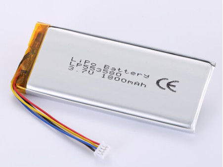 LP553580 3.7V 1800MAH লিথিয়াম আয়ন ব্যাটারি নির্মাতারা স্রাব হার হ্যাঁ এবং সিই সার্টিফিকেশন সহ পলিমার লিথিয়াম আয়ন রিচার্জেবল সেল