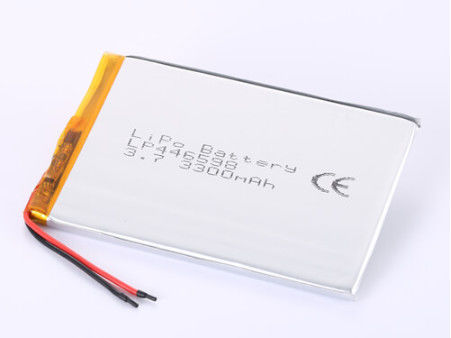 LP446598 3300MAH লিথিয়াম পলিমার ব্যাটারি নির্মাতারা 3.7V ওপেন ভোল্টেজ এবং PCB সুরক্ষা সহ
