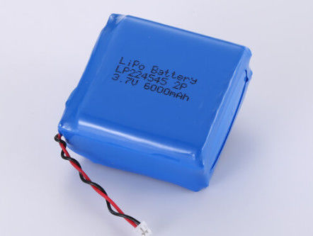 LP224545 3.7V 6000mAh লিথিয়াম আয়ন ব্যাটারি নির্মাতারা ODM এবং OEM সাশ্রয়ী মূল্যের সঙ্গে সমর্থিত