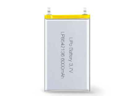 LP8542136 3.7V 6000mAh পলিমার লিথিয়াম আয়ন রিচার্জেবল সেল 3.7V ভোল্টেজ অ্যাপ্লিকেশনগুলির জন্য OEM এবং ODM সমর্থিত