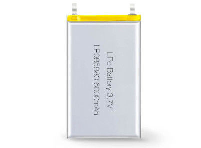 ইন্ডাস্ট্রিয়াল-গ্রেড LP985880 3.7V 6000MAH লি-আয়ন ব্যাটারি নির্মাতারা 2-3 ঘন্টা চার্জিং সময় এবং OEM / ODM সমর্থন সহ