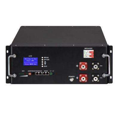 শক্তি সঞ্চয় সমাধান 48V/51.2V 100Ah র‍্যাক টাইপ লিথিয়াম আয়রন ফসফেট ব্যাটারি প্যাক গৃহস্থালীর ফটোভোলটাইকের জন্য