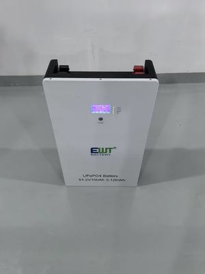 নির্ভরযোগ্য EWT LiFePO4 51.2V 100Ah 5.12kWh ব্যাটারি সৌর হোম এবং অফ-গ্রিড সিস্টেমের জন্য