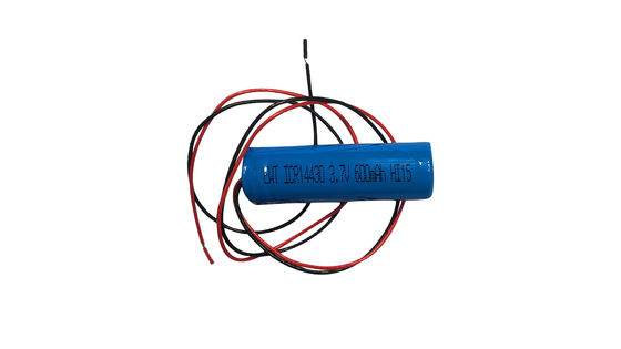 লিথিয়াম আয়রন ফসফেট ব্যাটারি প্যাক ICR14430 3.7V 600MAH 14.6V±0.2V চার্জ ভোল্টেজ লিথিয়াম আয়ন ব্যাটারি প্যাক