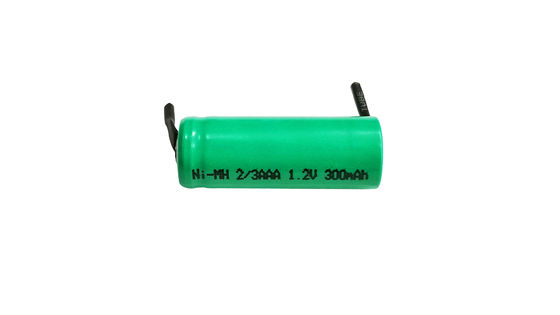 NIMH 1.2V 300MAH দীর্ঘস্থায়ী রিচার্জেবল নিকেল মেটাল হাইড্রাইড ব্যাটারি, কোনো মেমরি প্রভাব নেই এবং বিভিন্ন ক্ষমতা