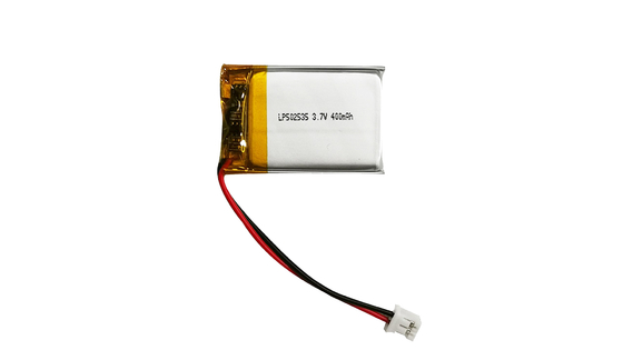 LP502535 3.7V 400MAH 100% A লিথিয়াম পলিমার ব্যাটারি 1C রেট স্টোরেজ টাইপের মধ্যে স্রাব বর্তমান হ্যাঁ