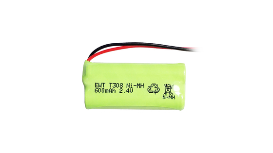 NI-MH 2.4V 600MAH সিল করা প্রকার NiMH ব্যাটারি রিচার্জেবল, কোনো মেমরি প্রভাব নেই, দীর্ঘস্থায়ী পারফরম্যান্স