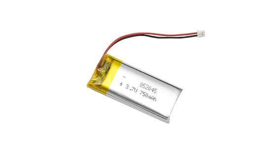 852045 3.7V 750mAh LiPo ব্যাটারি প্যাক -20°C থেকে 60°C