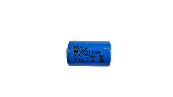 ER14250M 3.6V 750mAh লিথিয়াম থিয়নিল ক্লোরাইড ব্যাটারি